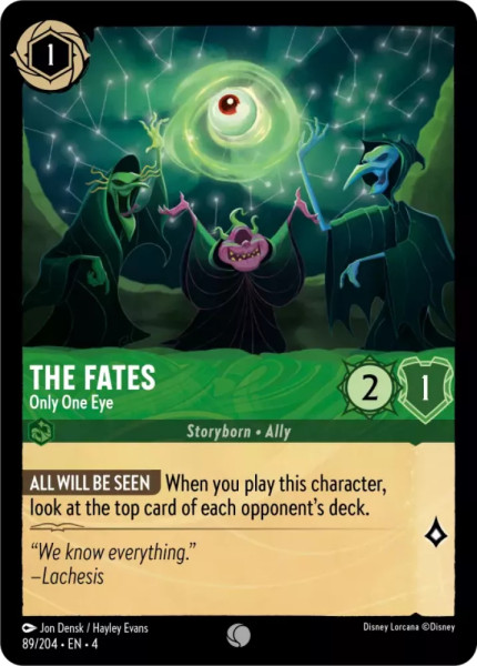 The Fates, Only One Eye (foil)