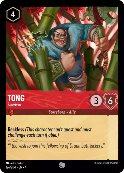 Tong, Survivor (foil)