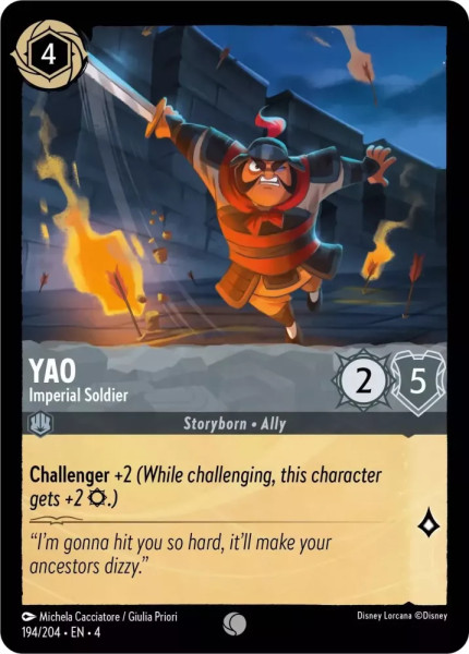 Yao, Imperial Soldier (foil)