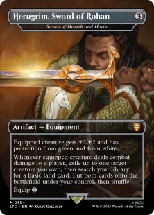 Sword of Hearth and Home (#354) (foil) (borderless)