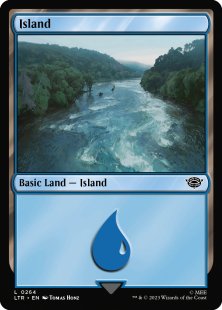 Island (#264) (foil)