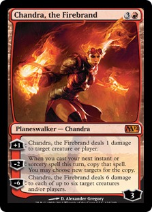 Chandra, the Firebrand (foil)