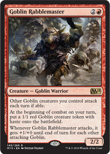 Goblin Rabblemaster (foil)