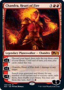 Chandra, Heart of Fire (foil)