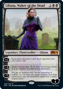 Liliana, Waker of the Dead (foil)
