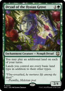 Dryad of the Ilysian Grove (ripple foil)