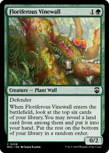 Floriferous Vinewall (ripple foil)