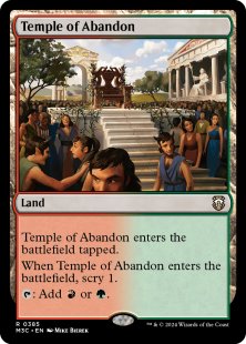 Temple of Abandon (ripple foil)