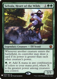 selvala heart of the wilds deck list