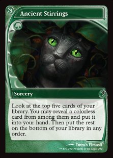 Ancient Stirrings (foil) (showcase)