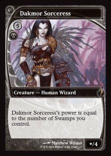 Dakmor Sorceress (foil) (showcase)