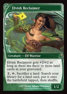 Elvish Reclaimer (foil) (showcase)