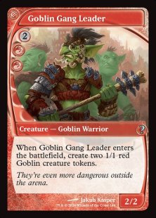 Goblin Gang Leader (foil) (showcase)