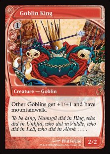 Goblin King (foil) (showcase)