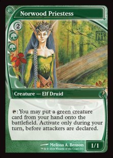 Norwood Priestess (foil) (showcase)