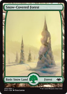 Snow-Covered Forest (full art)