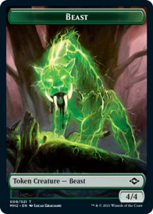 Beast token (foil) (4/4)