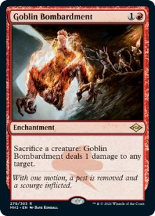 Goblin Bombardment (foil-etched)