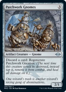 Patchwork Gnomes (foil-etched)