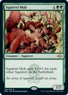 Squirrel Mob (foil-etched)