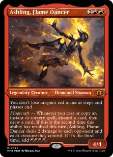 Ashling, Flame Dancer (foil-etched)