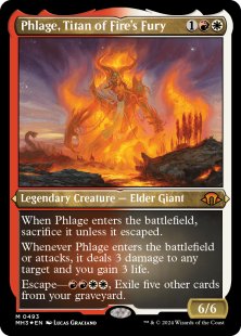 Phlage, Titan of Fire's Fury (foil-etched)
