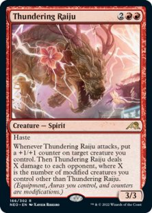 Thundering Raiju (foil)