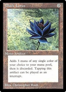 Black Lotus (oversized) (EX)