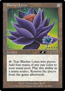 Blacker Lotus (oversized)