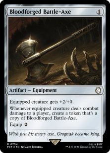 Bloodforged Battle-Axe (surge foil)