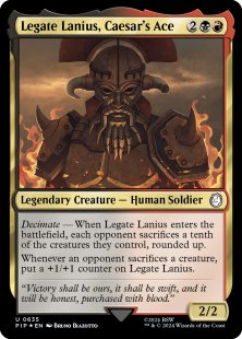 Legate Lanius, Caesar's Ace (surge foil)