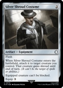 Silver Shroud Costume (surge foil)