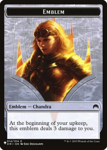 Chandra, Roaring Flame Emblem (Magic Origins)
