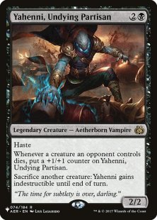 Yahenni, Undying Partisan