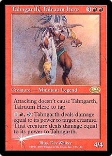 Tahngarth, Talruum Hero (alt. art) (foil)