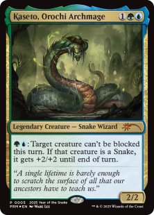 Kaseto, Orochi Archmage (2025 Year of the Snake) (foil)