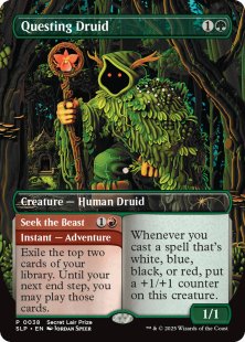 Questing Druid (#38) (SLP) (foil) (borderless)