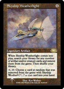 Skyship Weatherlight (alt. art) (foil)