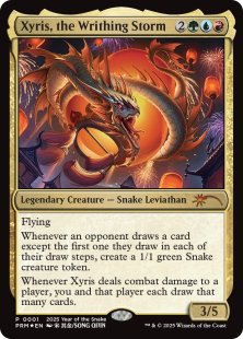 Xyris, the Writhing Storm (2025 Year of the Snake) (foil)