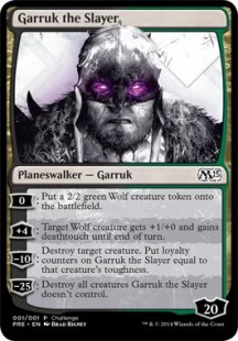 Garruk the Slayer (oversized)