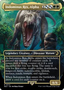 Indominus Rex, Alpha (foil) (borderless)