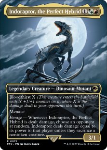 Indoraptor, the Perfect Hybrid (foil) (borderless)