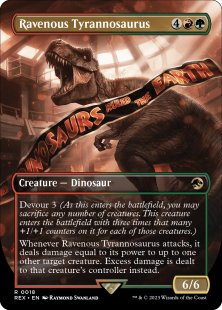 Ravenous Tyrannosaurus (foil) (borderless)
