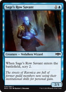 Sage's Row Savant (foil)