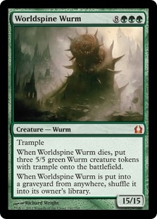 Worldspine Wurm (foil)
