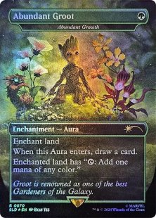 Abundant Growth (#870) (foil) (borderless)