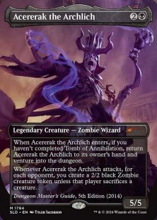 Acererak the Archlich (#1784) (D&D: An Exhibition of Adventure) (foil) (borderless)