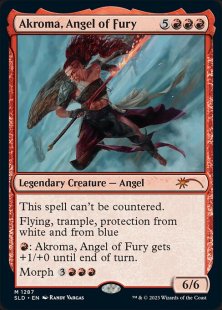 Akroma, Angel of Fury (#1287) (Artist Series: Randy Vargas) (foil)