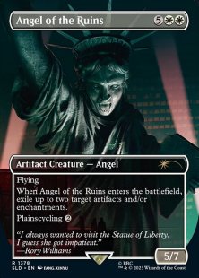 Angel of the Ruins (#1378) (Doctor Who: The Weeping Angels) (foil) (borderless)