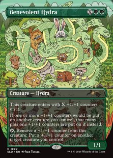 Benevolent Hydra (#1889) (Animar & Friends) (foil) (borderless)